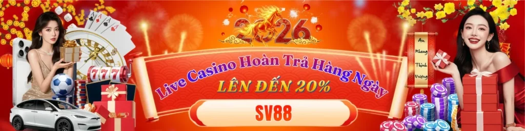 Live sv88 casino khuyến mãi hoàn trả hàng ngày.