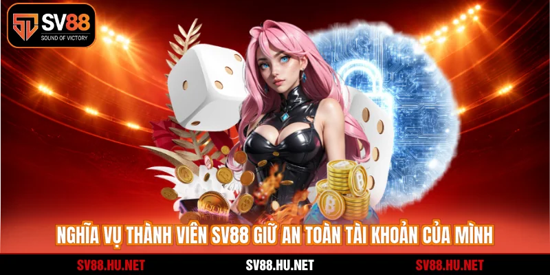 Nghĩa vụ thành viên SV88 giữ an toàn tài khoản của mình